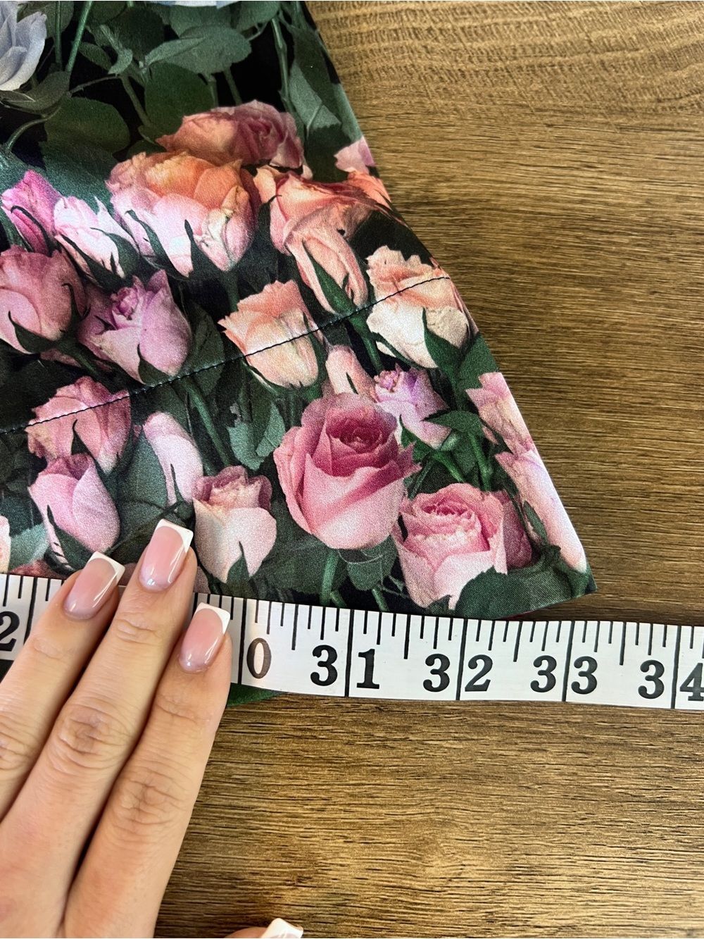 Fleur du Mal Silk Sweetheart FitFlare 4 Pink Floral Dress Leather Removbl Straps - Picture 11 of 11